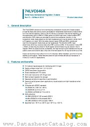 74LVC646AD datasheet pdf NXP Semiconductors