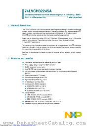 74LVCH32245AEC datasheet pdf NXP Semiconductors