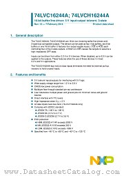 74LVCH16244AEV datasheet pdf NXP Semiconductors