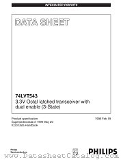 74LVT543DB datasheet pdf NXP Semiconductors