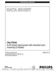 74LVT640DB datasheet pdf NXP Semiconductors