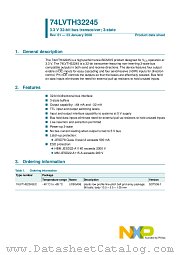 74LVTH32245EC datasheet pdf NXP Semiconductors