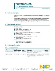 74LVTN16245BBX datasheet pdf NXP Semiconductors