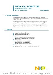 74VHC126PW datasheet pdf NXP Semiconductors