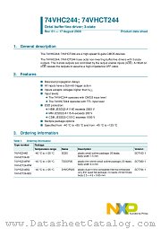 74VHCT244D datasheet pdf NXP Semiconductors