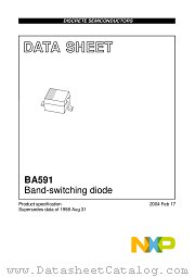 BA591 datasheet pdf NXP Semiconductors