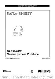 BAP51-04W datasheet pdf NXP Semiconductors
