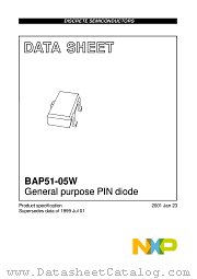 BAP51-05W datasheet pdf NXP Semiconductors