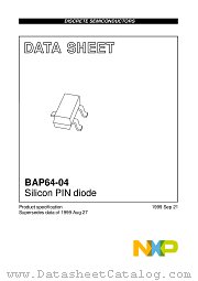 BAP64-04 datasheet pdf NXP Semiconductors