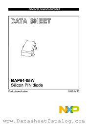 BAP64-05W datasheet pdf NXP Semiconductors