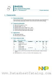 BAS32L datasheet pdf NXP Semiconductors