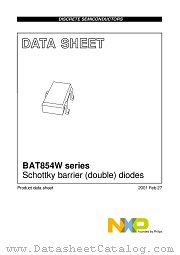 BAT854SW datasheet pdf NXP Semiconductors