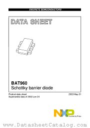 BAT960 datasheet pdf NXP Semiconductors