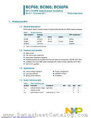 BCP68-25 datasheet pdf NXP Semiconductors