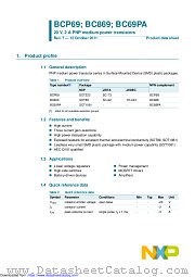 BC869-25 datasheet pdf NXP Semiconductors
