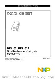 BF1102 datasheet pdf NXP Semiconductors