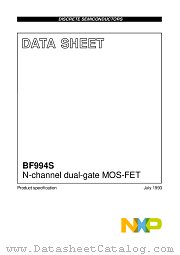 BF994S datasheet pdf NXP Semiconductors