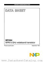 BFG94 datasheet pdf NXP Semiconductors