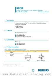 BST82 datasheet pdf NXP Semiconductors
