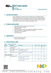 BT136X-600D datasheet pdf NXP Semiconductors