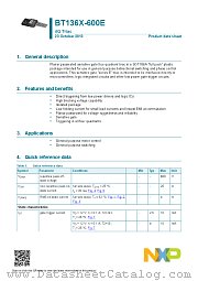 BT136X-600E datasheet pdf NXP Semiconductors