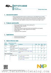 BT137X-800E datasheet pdf NXP Semiconductors
