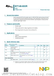 BT148-500R datasheet pdf NXP Semiconductors