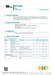 BT149G datasheet pdf NXP Semiconductors