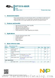 BT151X-800R datasheet pdf NXP Semiconductors