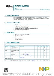 BT152X-800R datasheet pdf NXP Semiconductors