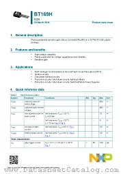 BT169H datasheet pdf NXP Semiconductors