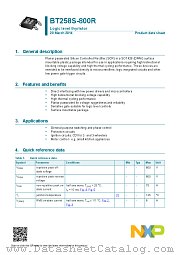 BT258S-800R datasheet pdf NXP Semiconductors
