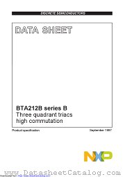 BTA212B-800B datasheet pdf NXP Semiconductors