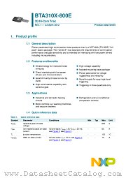 BTA310X-800E datasheet pdf NXP Semiconductors