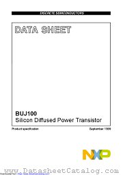 BUJ100 datasheet pdf NXP Semiconductors