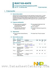 BUK7105-40ATE datasheet pdf NXP Semiconductors