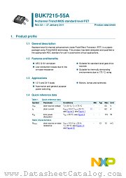 BUK7215-55A datasheet pdf NXP Semiconductors