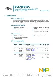 BUK7506-55A datasheet pdf NXP Semiconductors