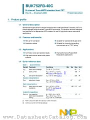BUK752R3-40C datasheet pdf NXP Semiconductors