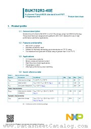 BUK752R3-40E datasheet pdf NXP Semiconductors