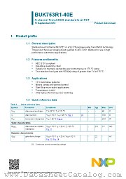 BUK753R1-40E datasheet pdf NXP Semiconductors