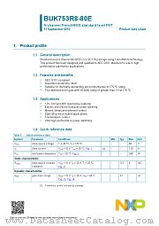 BUK753R8-80E datasheet pdf NXP Semiconductors