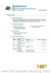 BUK7618-55 datasheet pdf NXP Semiconductors