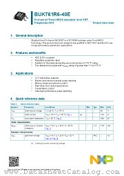 BUK761R6-40E datasheet pdf NXP Semiconductors