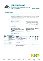 BUK762R4-60E datasheet pdf NXP Semiconductors