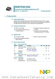 BUK7635-55A datasheet pdf NXP Semiconductors