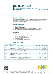 BUK768R1-100E datasheet pdf NXP Semiconductors