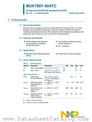 BUK7907-40ATC datasheet pdf NXP Semiconductors
