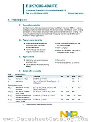 BUK7C06-40AITE datasheet pdf NXP Semiconductors