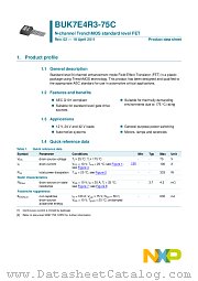 BUK7E4R3-75C datasheet pdf NXP Semiconductors
